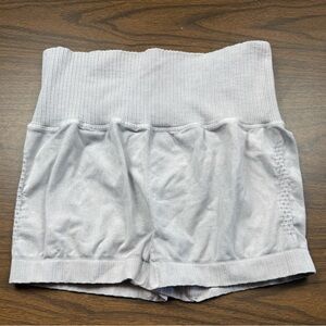 Free People Movement M/L Women's Gray High-Waisted Shorts